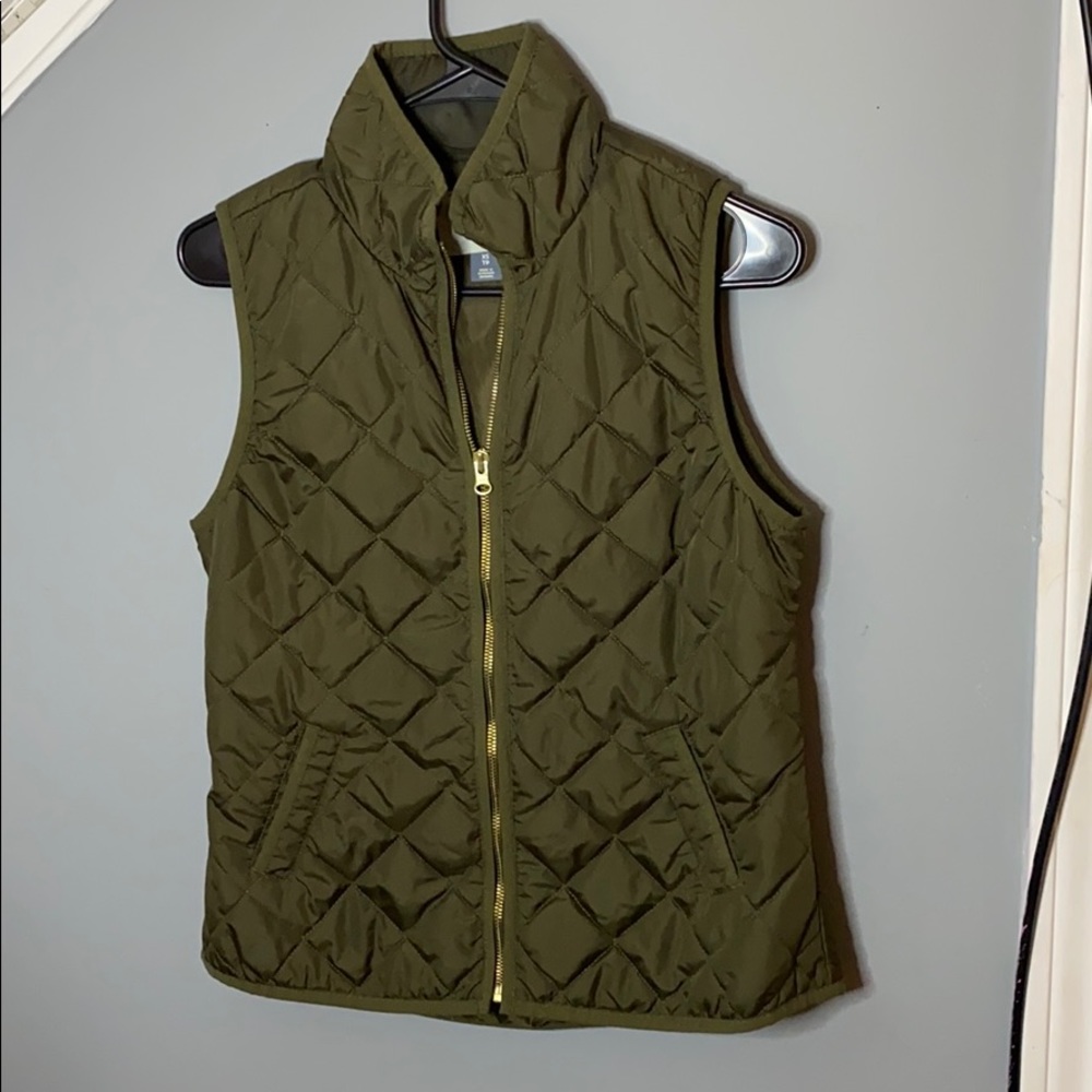 Olive Green Vest